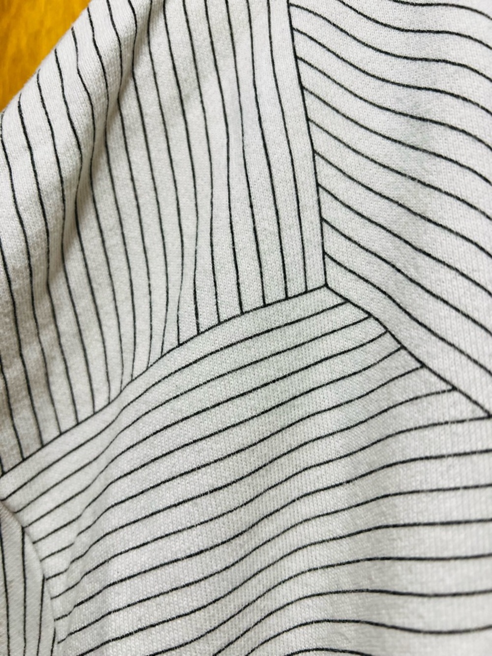 Anthropologie Cream Ribbed Scoop-Neck Sweater with Multicolor Pocket - Picture 5 of 12